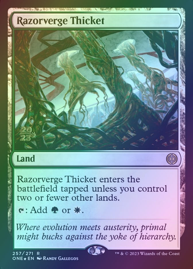 Razorverge Thicket (PONE) (257s) / Foil