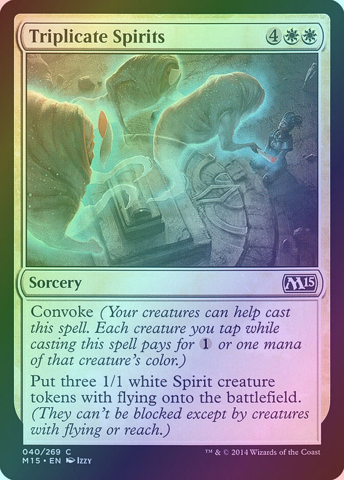 Triplicate Spirits (M15) (40) / Foil