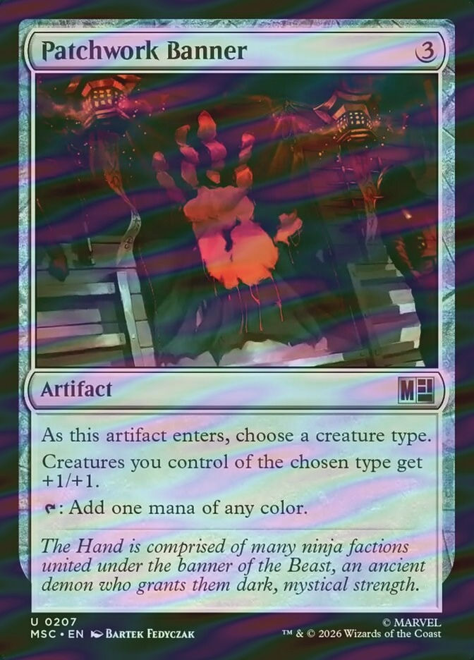 Patchwork Banner (MSC) (207) / Surge Foil
