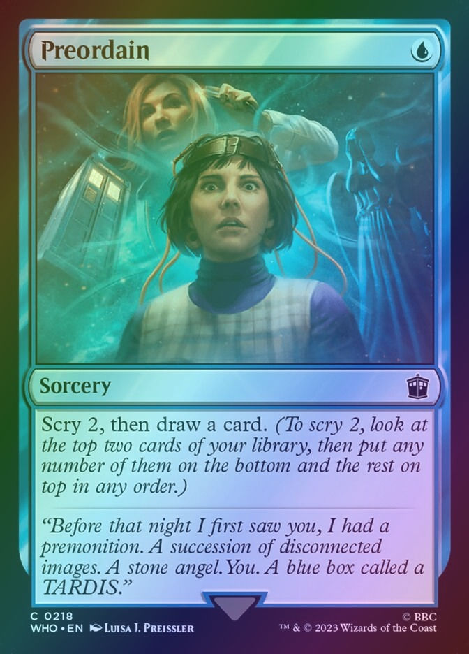 Preordain (WHO) (218) / Foil