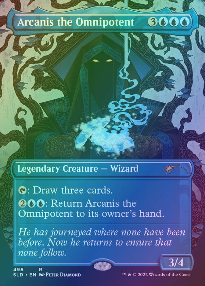 Arcanis the Omnipotent (SLD) (498) / Borderless / Foil
