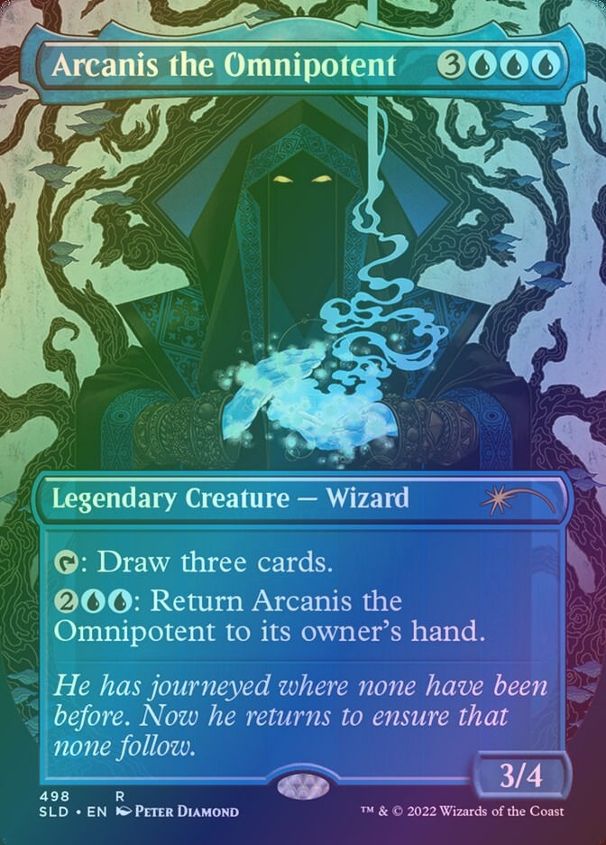 Arcanis the Omnipotent (SLD) (498) / Borderless / Foil