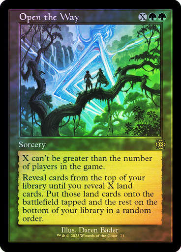 Open the Way (MAT) / Showcase / Foil