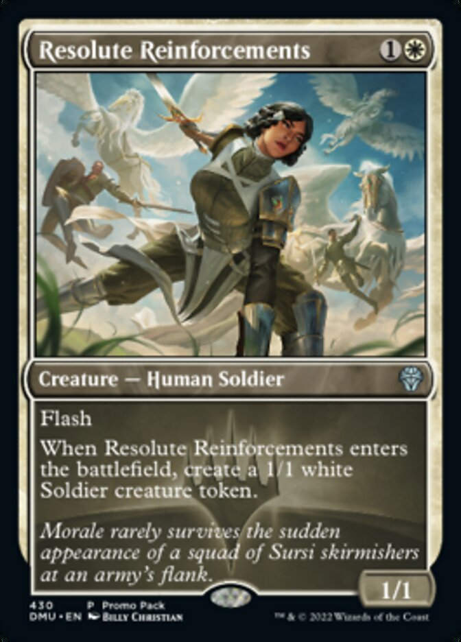 Resolute Reinforcements (DMU) / Promo Pack