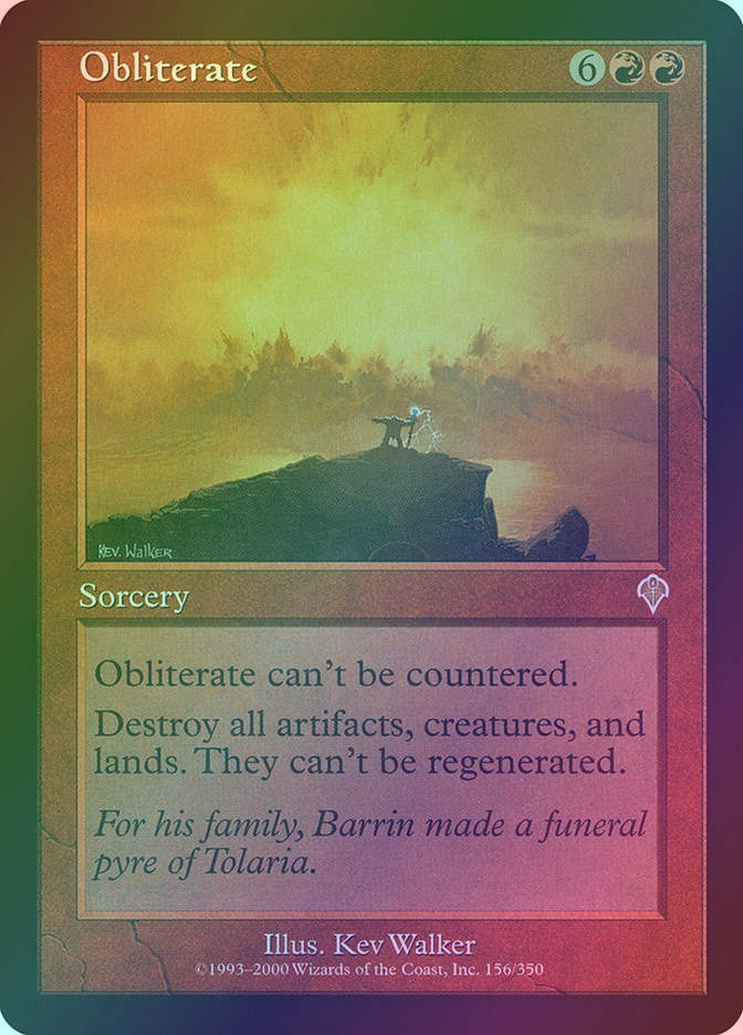 Obliterate (INV) (156) / Foil