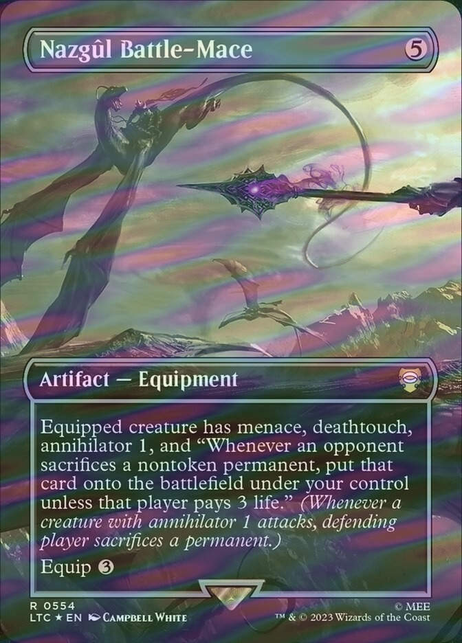 Nazgûl Battle-Mace (LTC) (554) / Borderless / Surge Foil