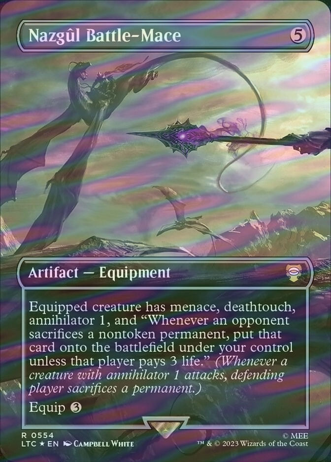 Nazgûl Battle-Mace (LTC) (554) / Borderless / Surge Foil