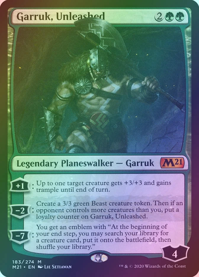 Garruk, Unleashed (M21) (183) / Foil