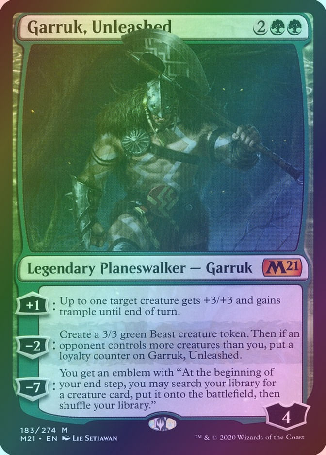 Garruk, Unleashed (M21) (183) / Foil
