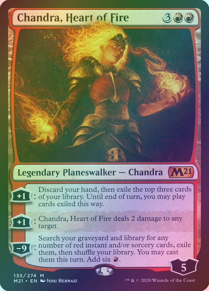 Chandra, Heart of Fire (M21) (135) / Foil