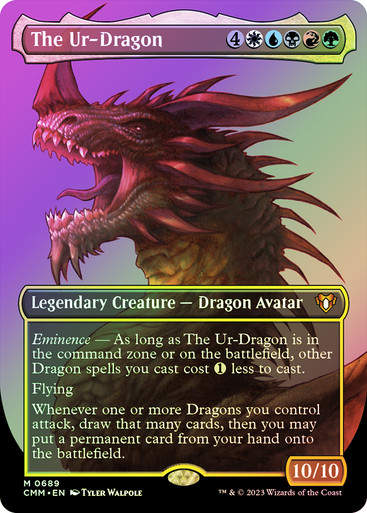 The Ur-Dragon (cmm) / Borderless / Foil