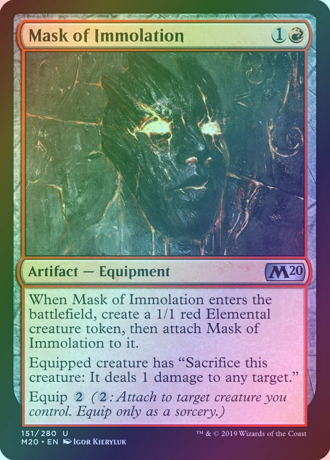 Mask of Immolation (M20) (151) / Foil
