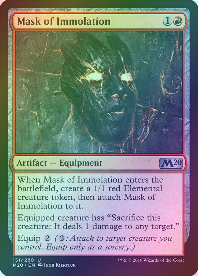 Mask of Immolation (M20) (151) / Foil