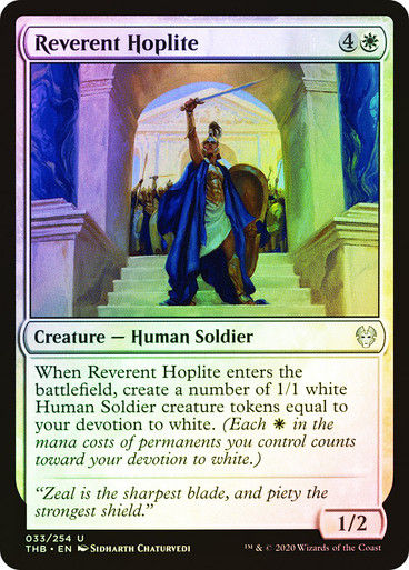 Reverent Hoplite (THB) (33) / Foil