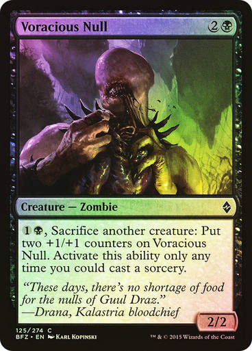 Voracious Null (BFZ) (125) / Foil