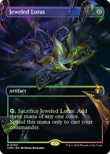 Jeweled Lotus (cmm) / Borderless / Foil