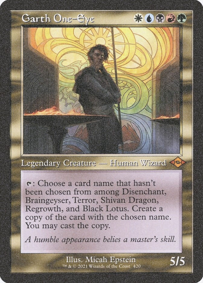 Garth One-Eye (MH2) (420) / Foil Etched