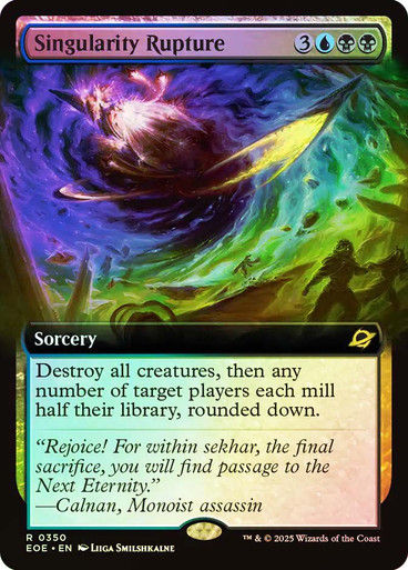 Singularity Rupture (EOE) (350) / Extended Art / Foil