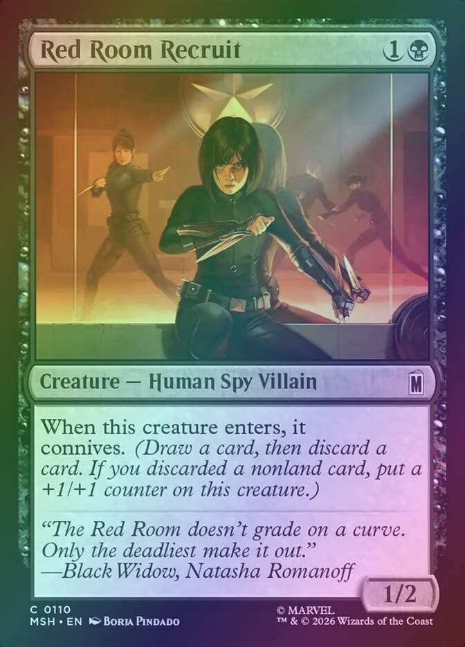 Red Room Recruit (MSH) (110) / Foil