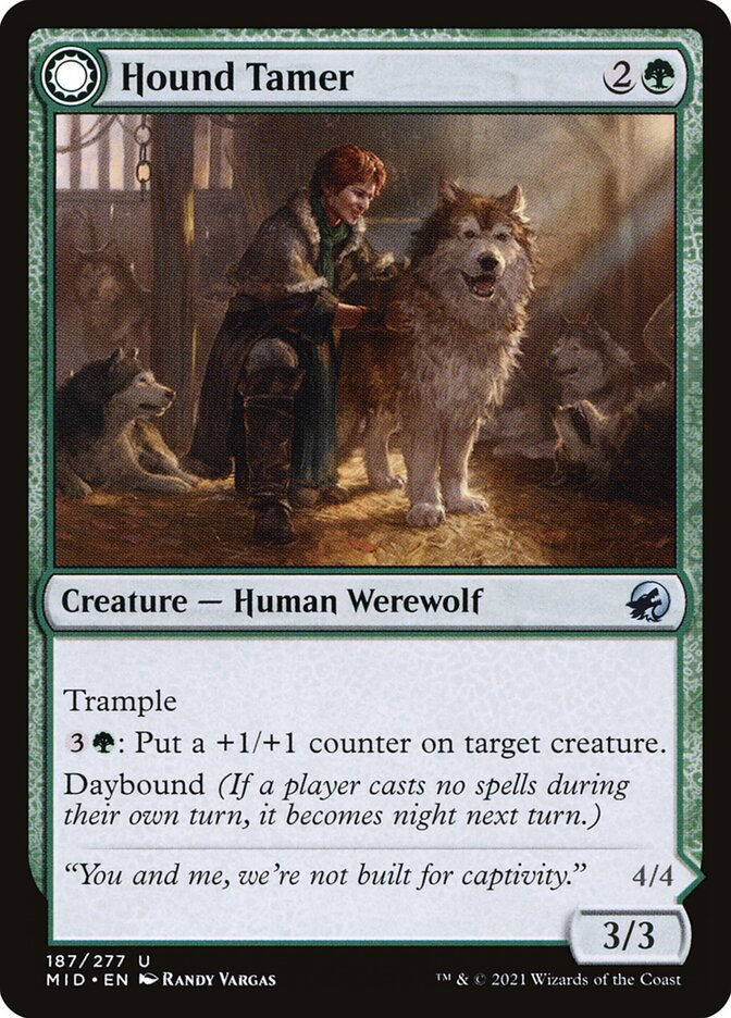 Hound Tamer // Untamed Pup (MID) (187) — cara 1 de 2