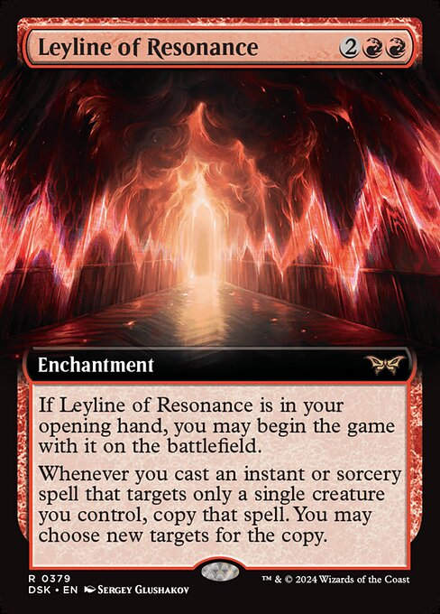 Leyline of Resonance (DSK) (379) / Extended Art
