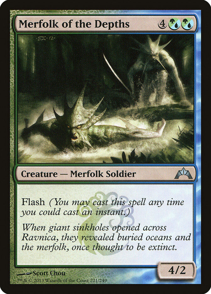 Merfolk of the Depths (GTC) (221)