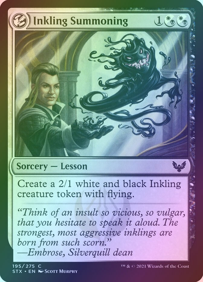 Inkling Summoning (STX) (195) / Foil