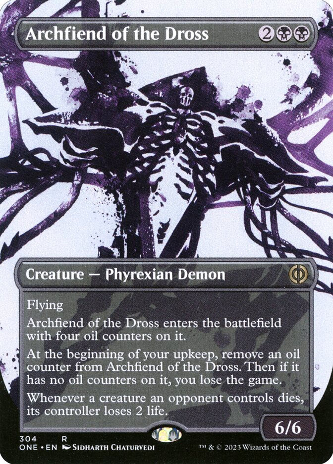Archfiend of the Dross (ONE) (304) / Borderless / Showcase