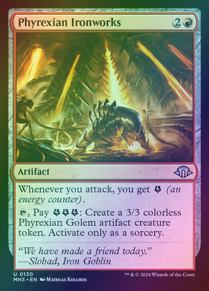 Phyrexian Ironworks (MH3) (130) / Foil