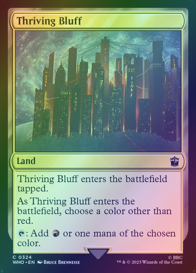 Thriving Bluff (WHO) (324) / Foil