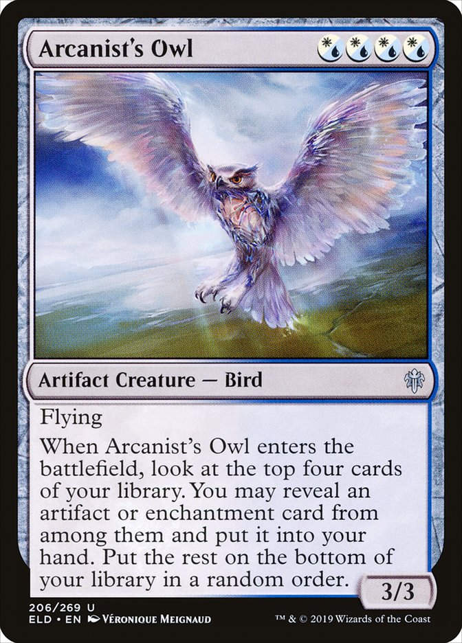 Arcanist's Owl (ELD) (206)