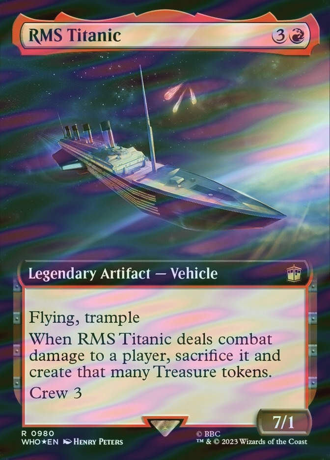 RMS Titanic (WHO) (980) / Extended Art / Surge Foil