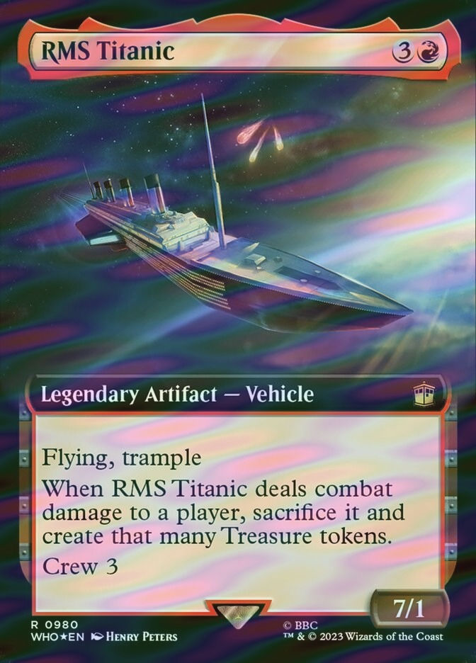RMS Titanic (WHO) (980) / Extended Art / Surge Foil