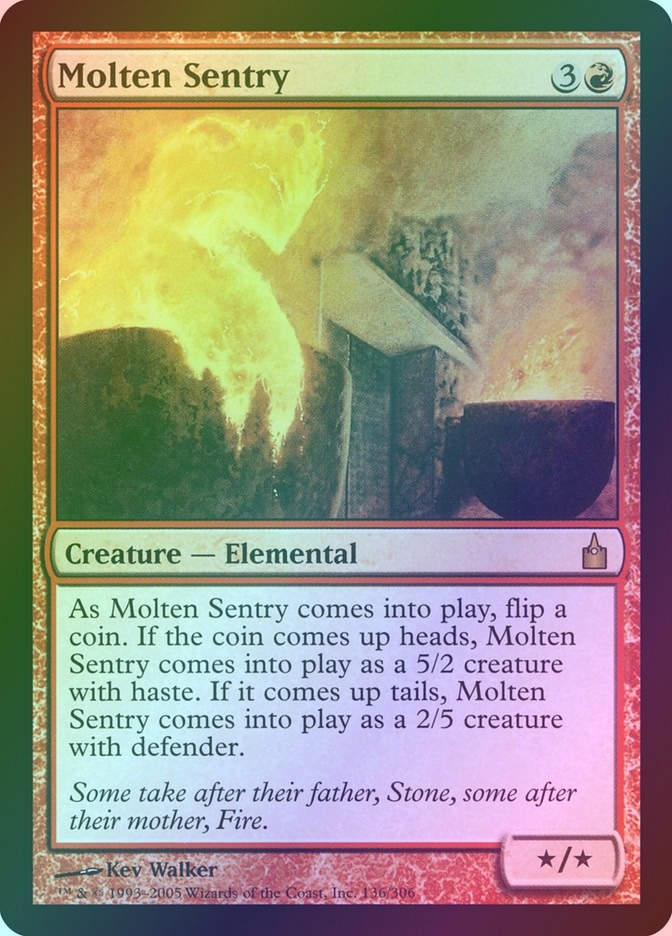 Molten Sentry (RAV) (136) / Foil