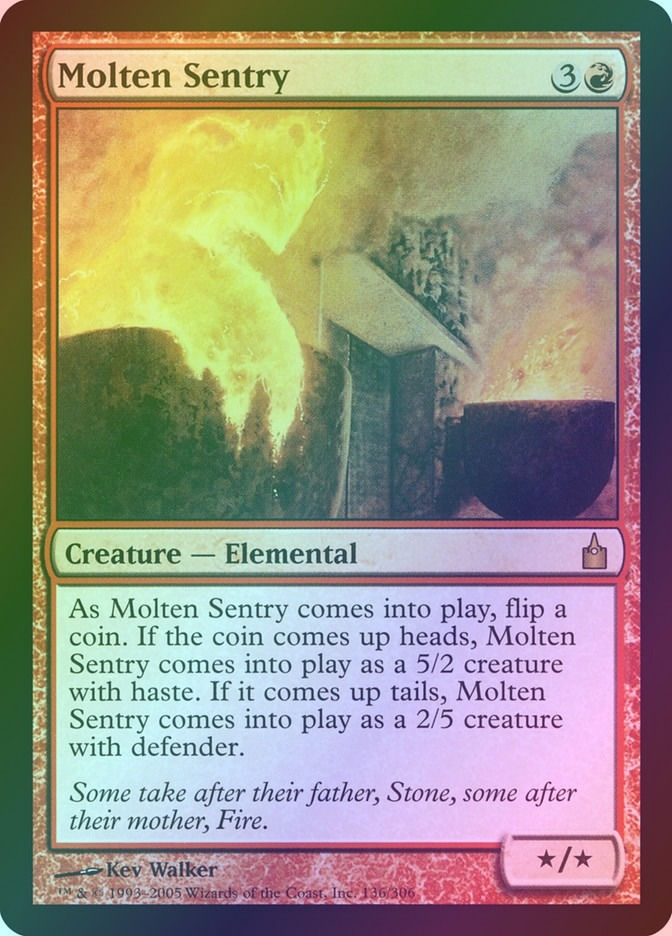 Molten Sentry (RAV) (136) / Foil