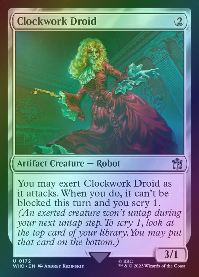 Clockwork Droid (WHO) (172) / Foil