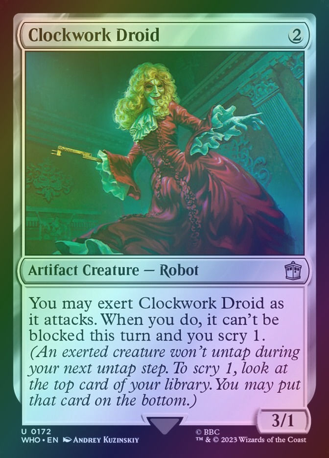 Clockwork Droid (WHO) (172) / Foil