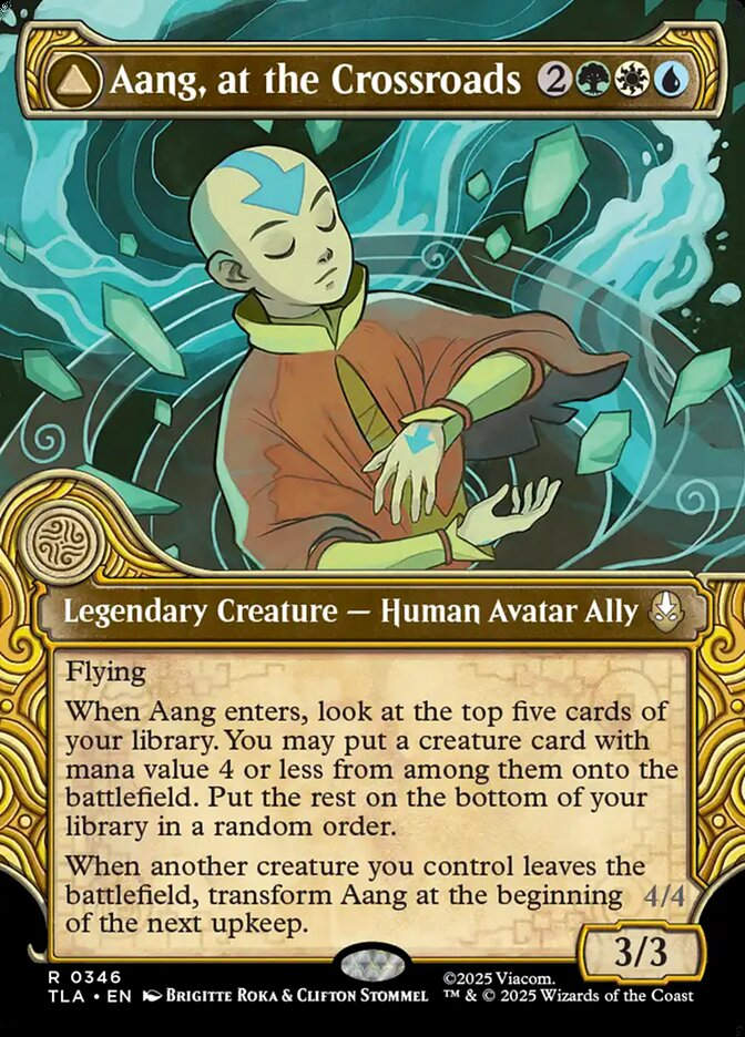 Aang, at the Crossroads // Aang, Destined Savior (TLA) (346) / Showcase