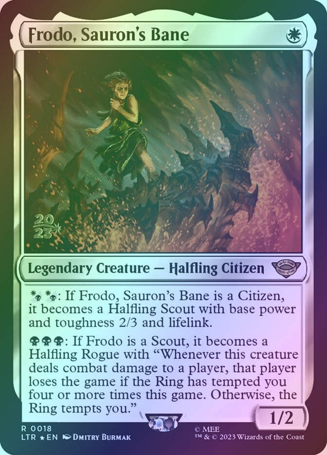 Frodo, Sauron's Bane (PLTR) (18s) / Foil