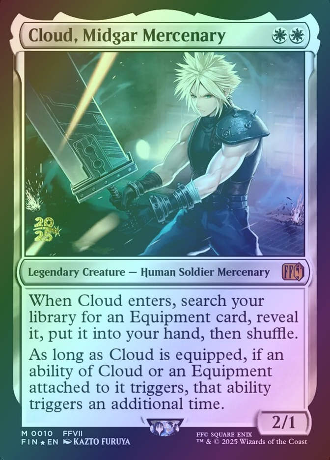 Cloud, Midgar Mercenary (PFIN) (10s) / Foil