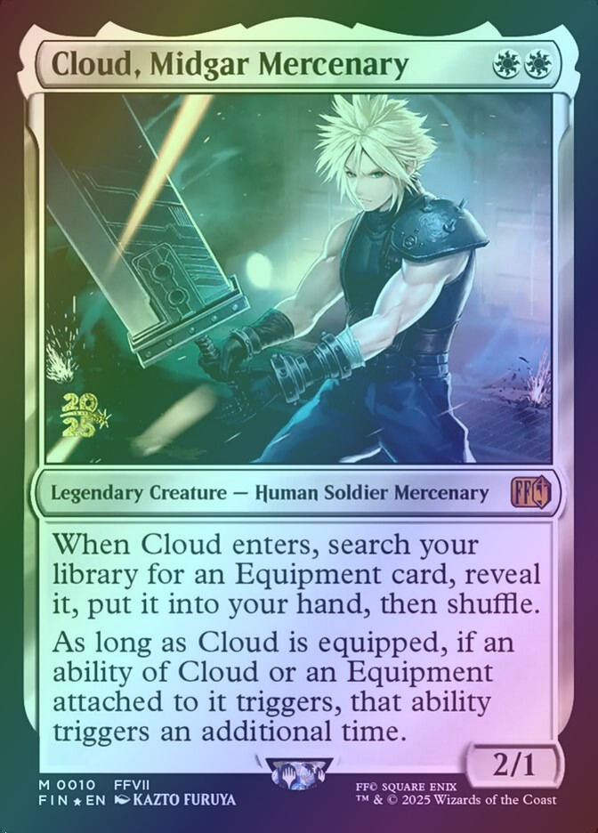 Cloud, Midgar Mercenary (PFIN) (10s) / Foil