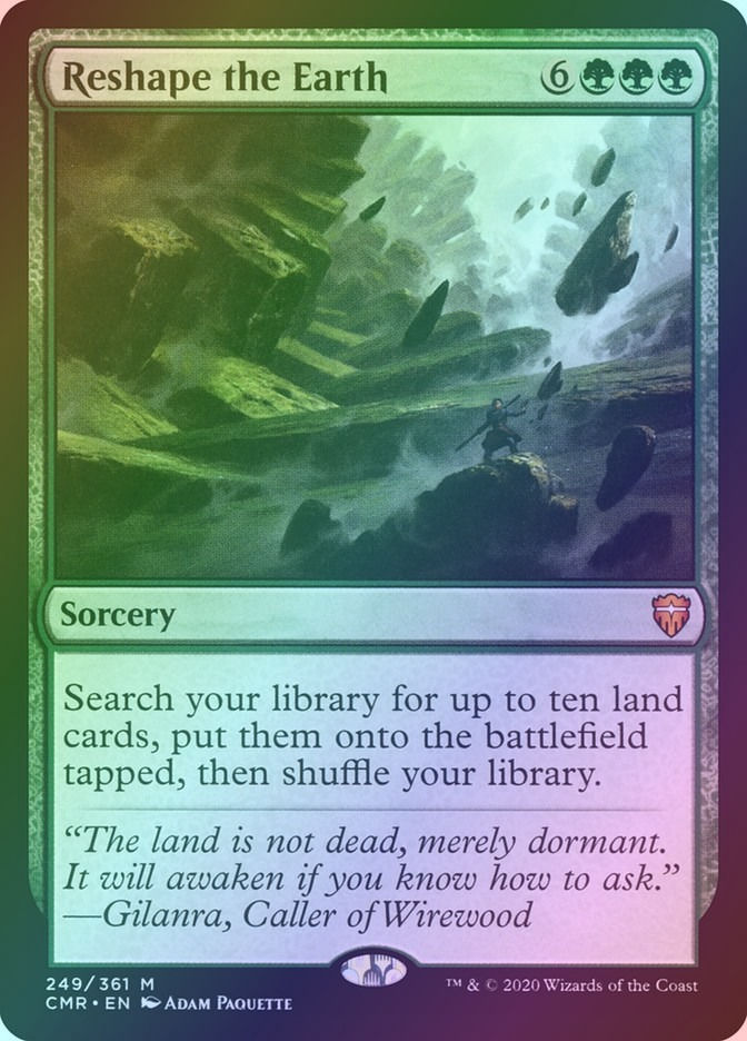 Reshape the Earth (CMR) (249) / Foil