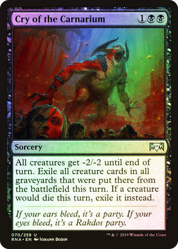 Cry of the Carnarium (RNA) (70) / Foil