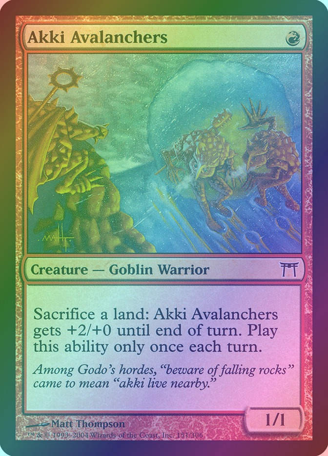 Akki Avalanchers (CHK) (151) / Foil
