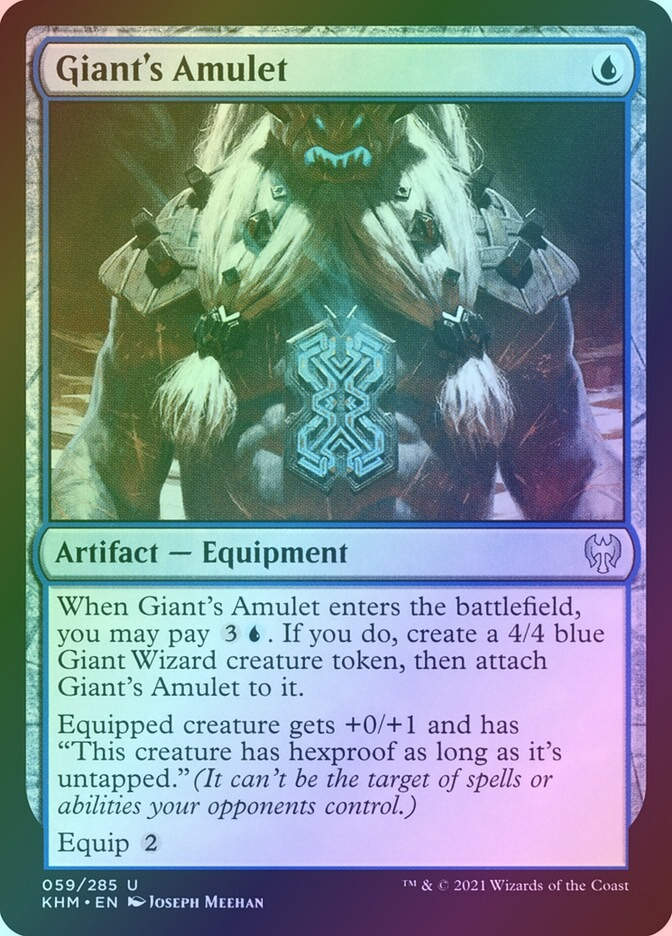 Giant's Amulet (KHM) (59) / Foil