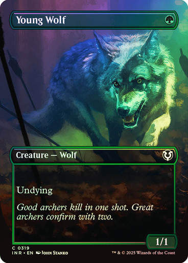 Young Wolf (INR) (319) / Foil / Borderless