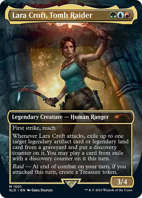 Lara Croft, Tomb Raider (SLD) (1501) / Foil / Borderless