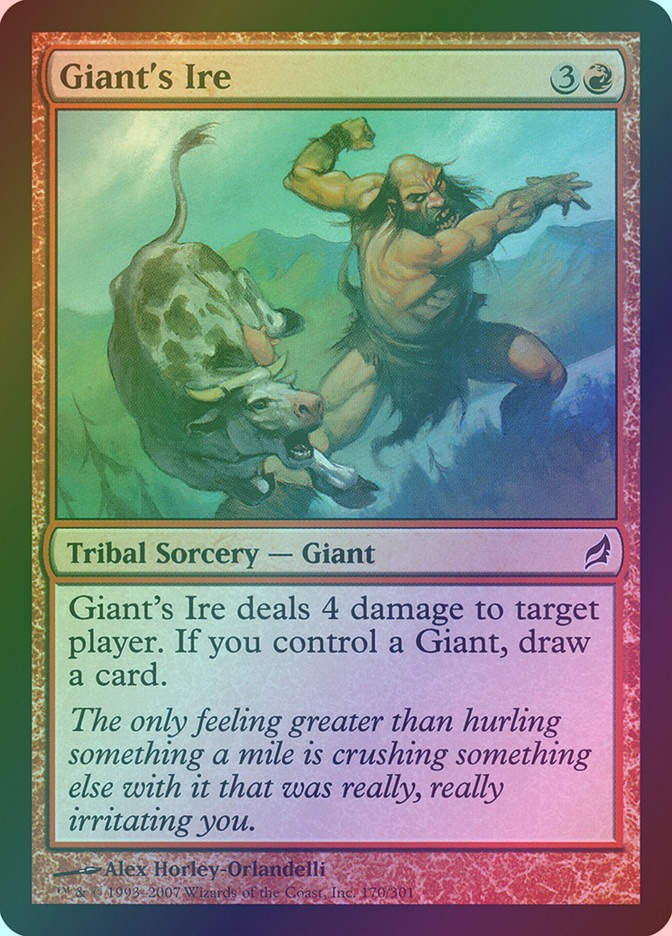 Giant's Ire (LRW) (170) / Foil