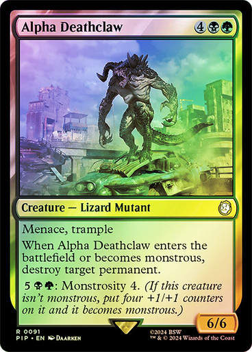 Alpha Deathclaw (pip) (91) / Foil