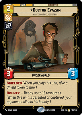 Doctor Evazan - Wanted on Twelve Systems (SHD_#185/262) / Foil
